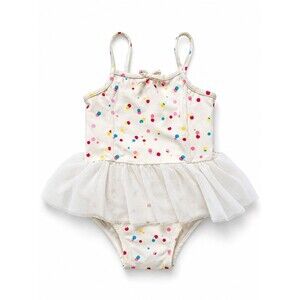 Baby GAP Polka Dot Tulle Swim One Piece Girls 6-12 Months Summer Cute Beach Pool